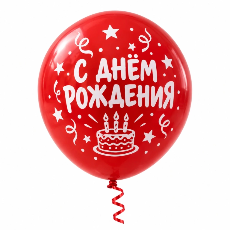 Воздушные шары с надписью