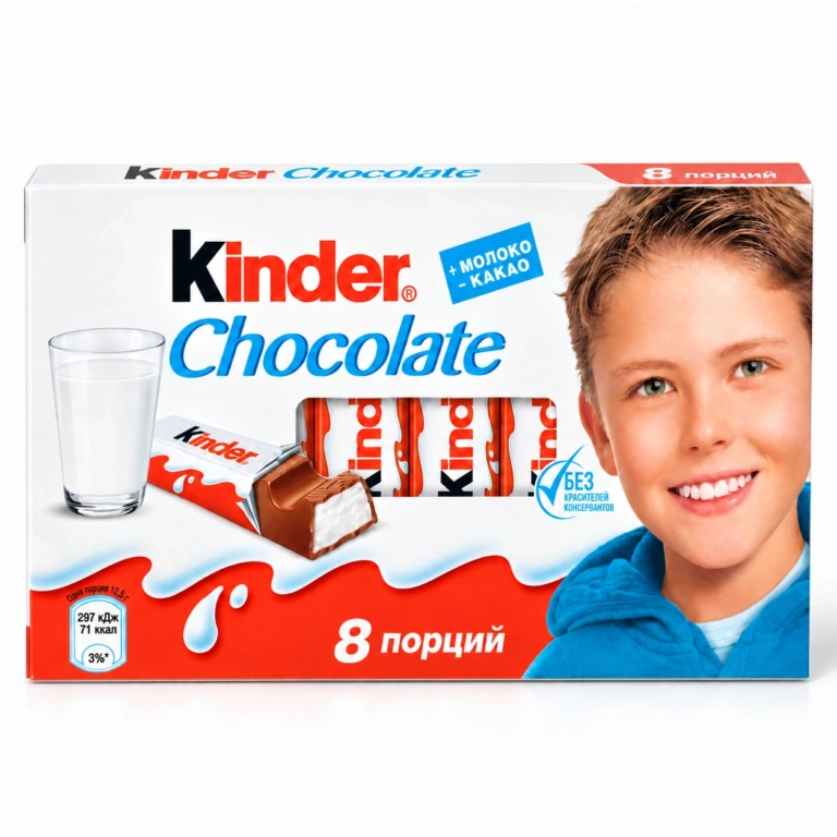 Шоколадка «Киндер» 8 шт.
